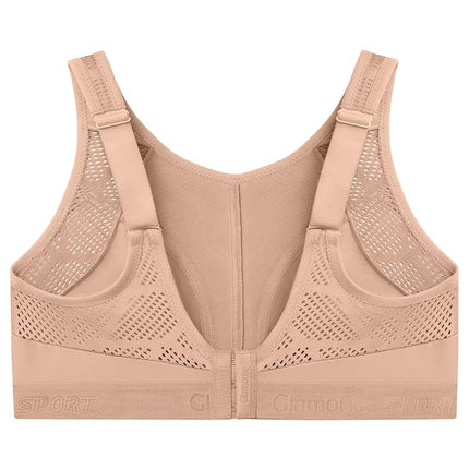 Glamorise No-Sweat Mesh Sports Wirefree Bra 1068 (Women's & Women's Plus)
