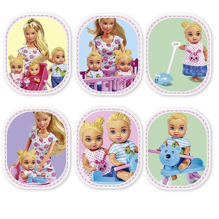 Simba 105736350 Steffi Love Baby World Puppe Doll, light, Piccolo, Pink