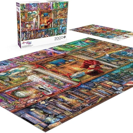 Buffalo Games - Aimee Stewart - The Grand Fiction Library - 2000 Piece Jigsaw Puzzle for Adults Challenging Puzzle Perfect for Game Nights - Finished Puzzle Size is 38.50 x 26.50