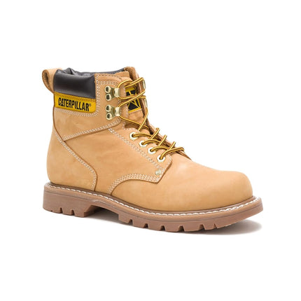 Caterpillar Men's 2nd Shift 6" Plain Soft Toe Boot,Honey,5.5 W US