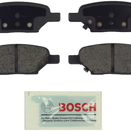 BOSCH BE1033 Blue Ceramic Disc Brake Pad Set - Compatible With Select Chevrolet Cobalt, HHR, Malibu; Pontiac G5, G6, Pursuit; Saturn Aura, Ion; REAR