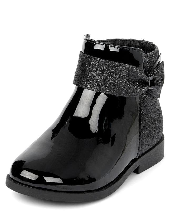 Bottes courtes mode fille et bébé Gymboree, noires, taille 5 (enfant en bas âge)