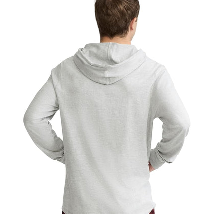 Champion Men's, Midweight, Soft and Comfortable T-Shirt Hoodie Jacket, Oxford Gray Script, XL