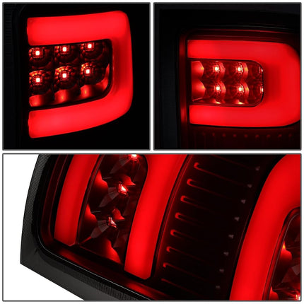 DNA MOTORING TL-GMCSIE07-LED-3D-BK-SM LED 3D Tail Light Assembly Driver & Passenger Side [Compatible with 07-14 GMC Sierra 1500 2500HD 3500HD]