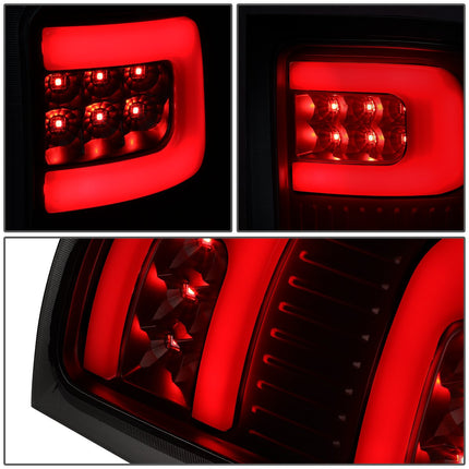 DNA MOTORING TL-GMCSIE07-LED-3D-BK-SM Conjunto de luces traseras LED 3D del lado del conductor y del pasajero [Compatible con GMC Sierra 1500 2500HD 3500HD 07-14]
