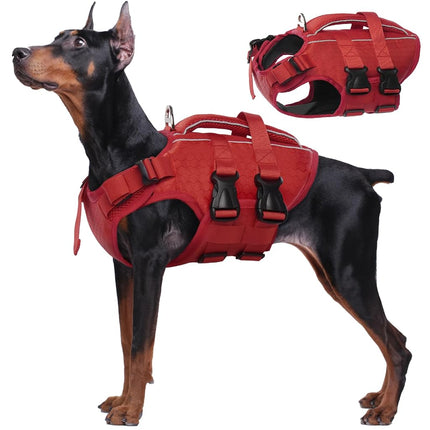 Kuoser Dog Life Jacket High Flotation Reflective D