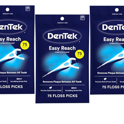 DenTek, Complete Clean Floss Picks 75 Floss Picks 