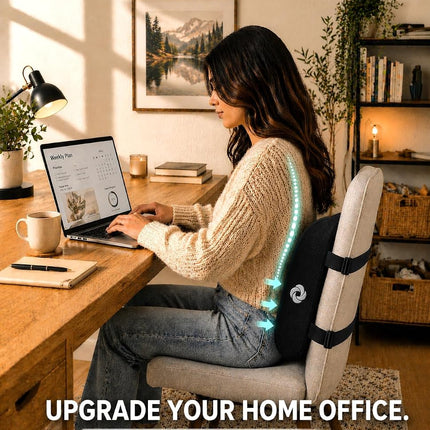 Samsonite SA5243 - Ergonomic Lumbar Support Pillow - Helps Relieve Lower Back Pain - 100% Pure Memory Foam - Improves Posture - Fits Most Seats - Breathable Mesh - Washable Cover - Adjustable Strap
