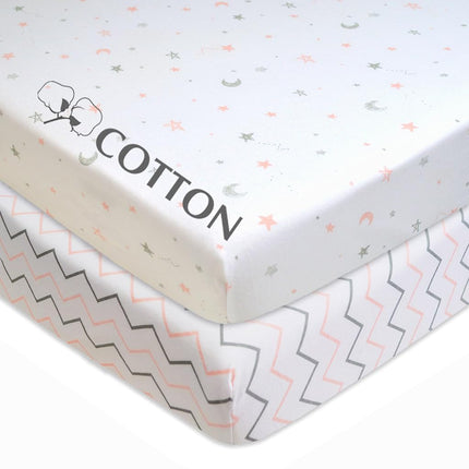 Drap-housse en jersey 100 % coton de la marque American Baby Company pour lit de voyage