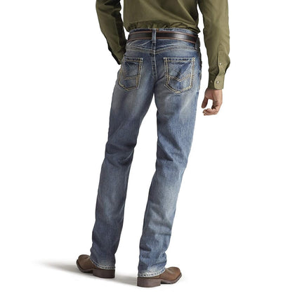 ARIAT Men's M5 Slim Stackable Straight Leg Jeans, Gambler, 35W x 32L