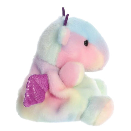 AURORA Adorable Palm Pals Aster Dragon Stuffed Animal - Pocket-Sized Play - Collectable Fun - Rainbow 5 Inches