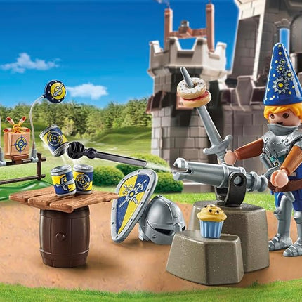 PLAYMOBIL Novelmore 71447 Knight's Birthday, Action-Packed Celebration with Prince Arwynn, Exciting Duels and Various Accessories, Sustainable Toy for Children from 4 Years