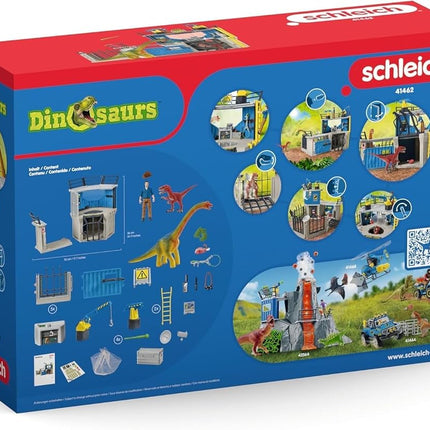 Schleich Dinosaurs - 72Pc Large Dino Research Station - Kids 4+ | 41462