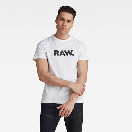 G-Star Men's Holorn R T-Shirt, White (white D08512-8415-110), L