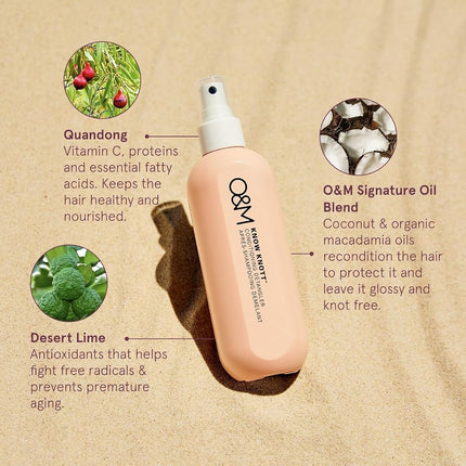 O&M Know Knott Detangling Spray, Nourishes & Detangles, 250ml