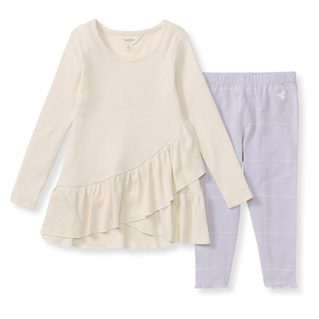 Burt's Bees Baby Baby Girls' Long Sleeve Top and P