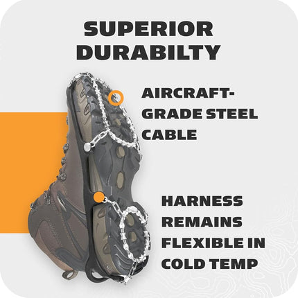 Yaktrax DIAMOND GRIP BLACK XLARGE 13+