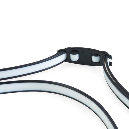 Speedo Gafas de natación unisex para adulto Hydro Comfort, negro/acero