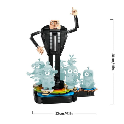 LEGO Despicable Me Brick-Built Gru and Minions, Buildable Movie Toys for Kids, Girls & Boys Aged 9 Plus, Figures Playset for Independent Play, Birthday Gift Idea 75582