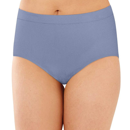 Bali Women's Comfort Revolution Seamless Brief, Chateau Blue, 7