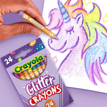 Crayons 24 CT. Glitter