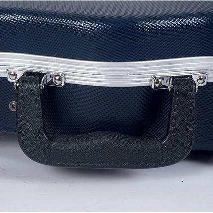 Crossrock ABS Molded Case for F-Style Mandolin with Removable Shoulder Straps-Blue (CRA862MFBL)