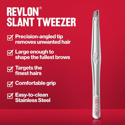 Revlon Tweezer, Slant Tip (Pack of 6)