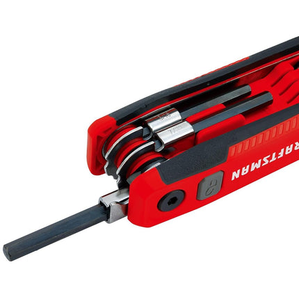 CRAFTSMAN Hex Key Set, SAE, Folding Locking 8 Piece (CMHT26025)