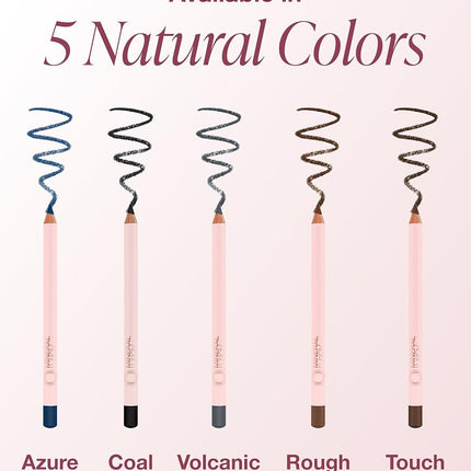 Mineral Fusion Eye Pencil, Grey Eyeliner with Soothing Chamomile, Meadowfoam & Vitamin E, Velvety Smooth, Hypoallergenic Eye Makeup to Line & Define, Long-Lasting Eyeliner Pencil, Volcanic, 0.04 Oz