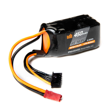 Spektrum 14.8V 450mAh 4S 50C LiPo Battery: JST, SP