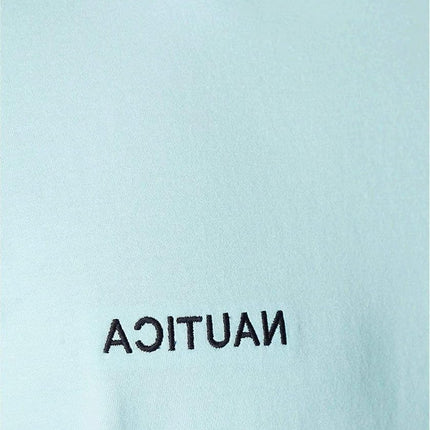 Nautica Men's Short Sleeve Solid Crew Neck T-Shirt Polo, Harbor Mist, XXL