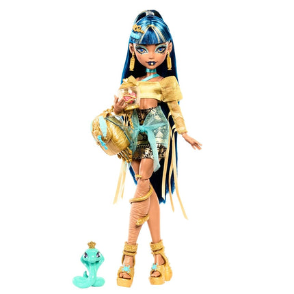 Monster High Cleo De Nile Doll in Golden Blouse an