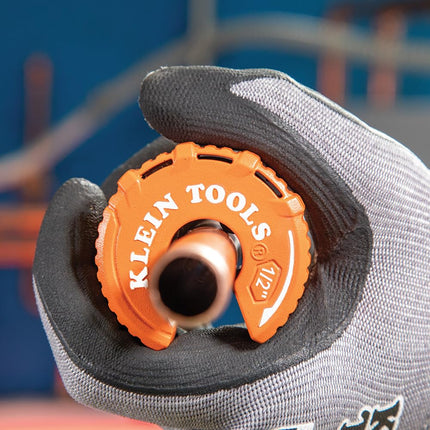 Klein Tools 50055 C-Style Copper Tubing Pipe Cutter Tool, 1/2-Inch Cutting Capacity, Ultra-Compact Design for Tight Spaces