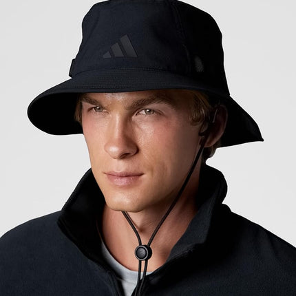 adidas Mens Victory Bucket Hat for Men – Athletic Sun Cap for Outdoors, Black/5.0, Large-X-Large
