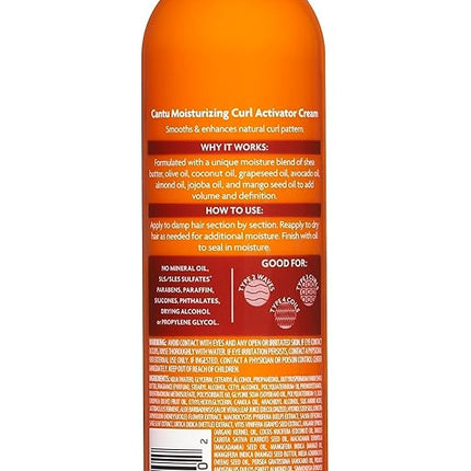 Cantu Shea Butter Moisturizing Curl Activator Cream 12 Oz.