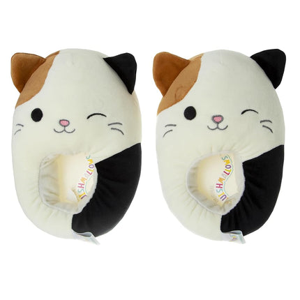 Squishmallows Slippers Plush Lightweight Warm Comfort Soft Aline Slipper House Shoes for Kids and Adults (sizes 11-1 Little Kid / 2-5 Big Kid / 5-10 Adult), Cam the Cat, 11-12 Little Kid