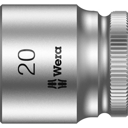 WERA Zyklop 8790 HMB 3/8" Socket, Hex Head 20mm x Length 29mm