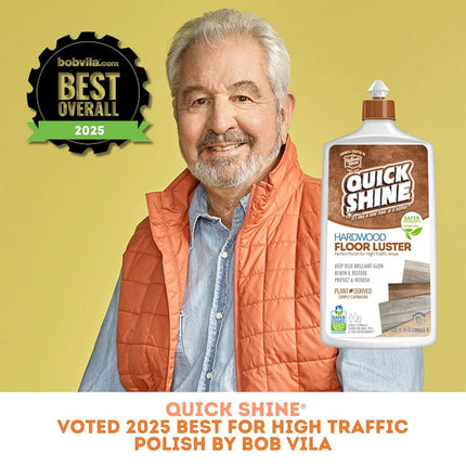 Quick Shine High Traffic Hardwood Floor Luster and Polish, 27 Fl. Oz.