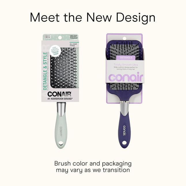 Conair Velvet Touch Paddle Hair Brush