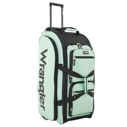 Wrangler 30" Wesley Rolling Duffel Bag, Seaform, L