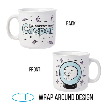 Silver Buffalo Casper The Friendly Ghost Ceramic Mug, 20 Ounces