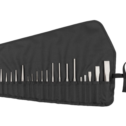 TEKTON Punch and Chisel Set with Pouch, 20-Piece (