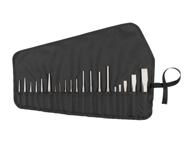 TEKTON Punch and Chisel Set with Pouch, 20-Piece (