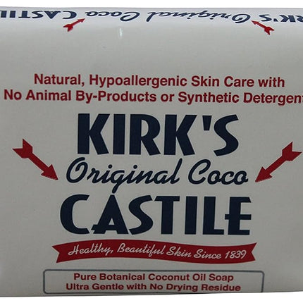 Kirk's Original Coco Castile Soap 4 Ounces (12 Pac