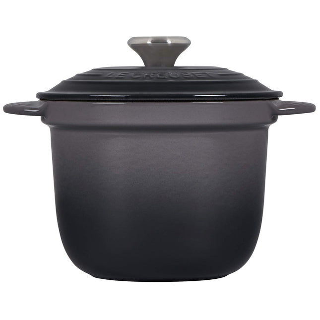 Le Creuset Enameled Cast Iron Rice Pot with Lid & Stoneware Insert, 2.25 qt., Oyster
