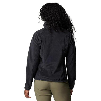 Columbia Women's Benton Springs Full Zip Full Zip Fleece Jacket, BLACK, Size XL