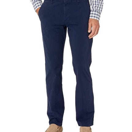 DOCKERS Straight Fit Ultimate Chino Pant with Smart 360 Flex (Regular and Big & Tall), Pembroke, Large