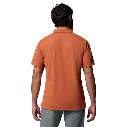 Columbia Men's Utilizer Polo, Teak Brown, Large