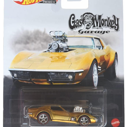 Hot Wheels '68 Corvette Gas Monkey Garage - Car - Toy Car - Corvette - Children - Unisex - Scale 1:64