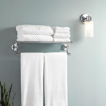 Moen DN0761BN Iso 1-Light Dual-Mount Bath Bathroom Vanity Fixture with Frosted Glass, Brushed Nickel